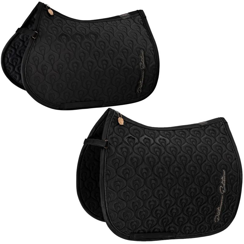 Eskadron Highgloss Peacock Saddlecloth Platinum SS23 - Black 